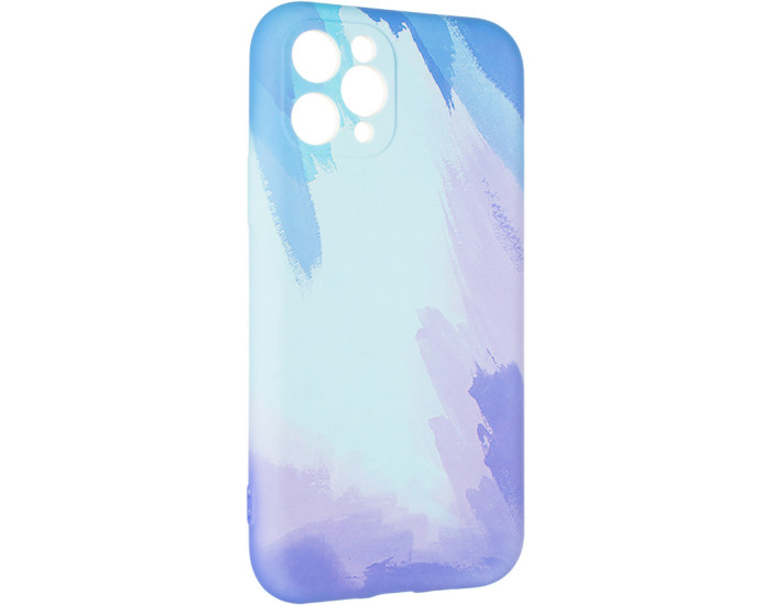 Чехол-силикон Watercolor Case iPhone 11 Pro Blue