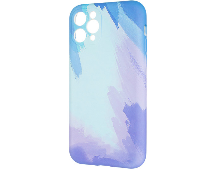 Чехол-силикон Watercolor Case iPhone 11 Pro Blue