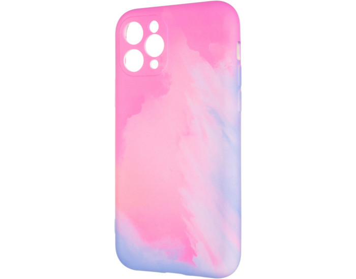 Чохол-силікон Watercolor Case iPhone 11 Pro, Pink