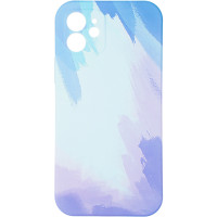 Чохол-силікон Watercolor Case iPhone 12 Blue