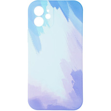 Чехол-силикон Watercolor Case iPhone 12 Blue