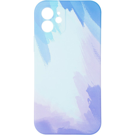 Чехол-силикон Watercolor Case iPhone 12 Blue