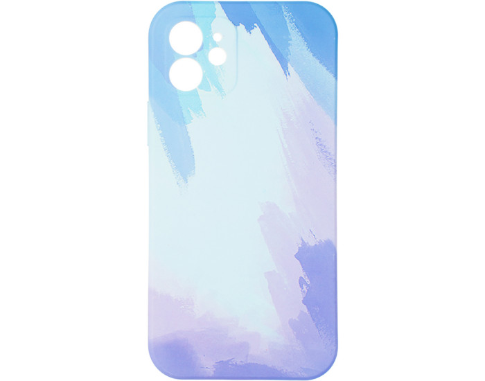 Чехол-силикон Watercolor Case iPhone 12 Blue