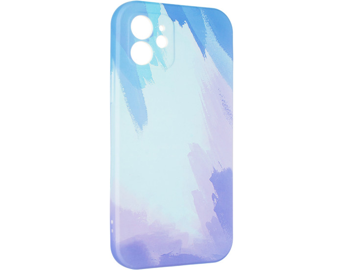 Чехол-силикон Watercolor Case iPhone 12 Blue