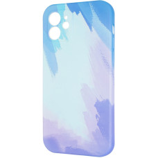 Чехол-силикон Watercolor Case iPhone 12 Blue