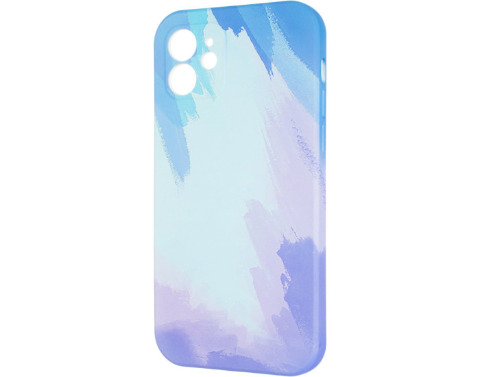 Чехол-силикон Watercolor Case iPhone 12 Blue