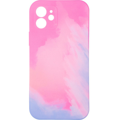 Чехол-силикон Watercolor Case iPhone 12 Pink