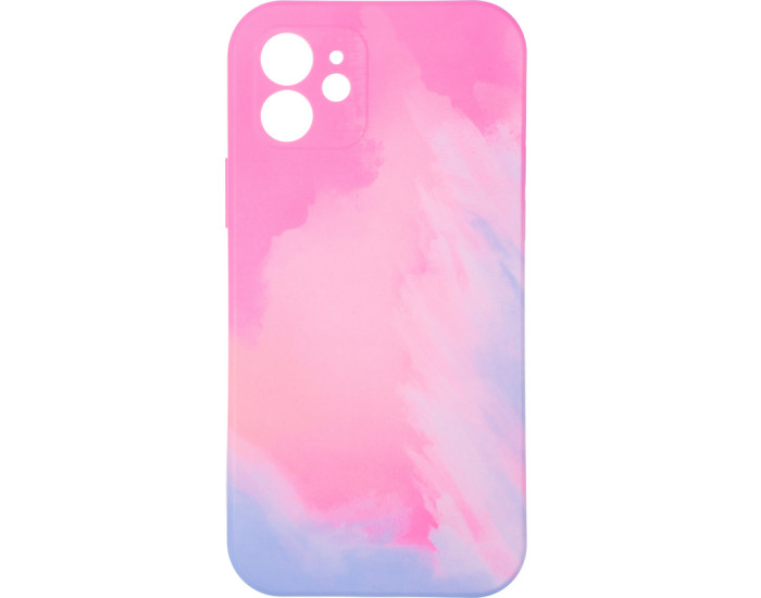 Чехол-силикон Watercolor Case iPhone 12 Pink