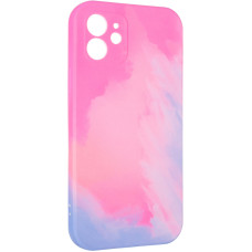 Чехол-силикон Watercolor Case iPhone 12 Pink