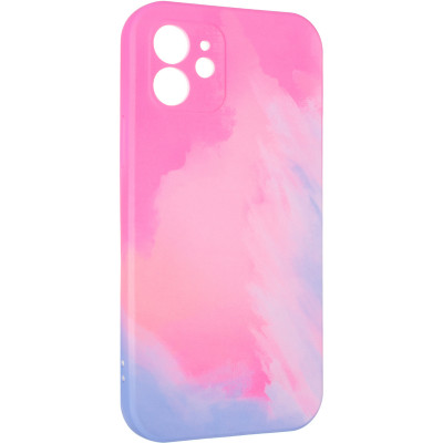 Чехол-силикон Watercolor Case iPhone 12 Pink