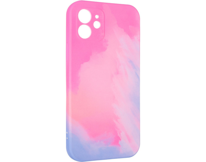Чехол-силикон Watercolor Case iPhone 12 Pink