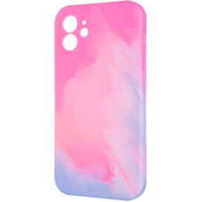 Чехол-силикон Watercolor Case iPhone 12 Pink