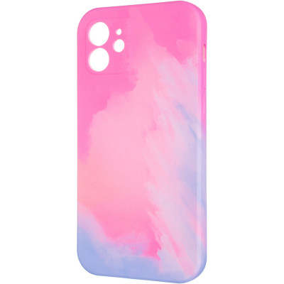 Чехол-силикон Watercolor Case iPhone 12 Pink