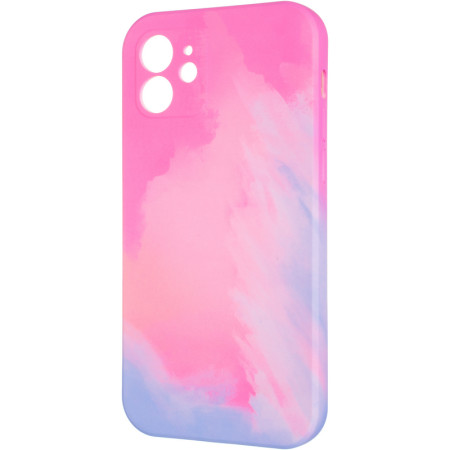 Чехол-силикон Watercolor Case iPhone 12 Pink