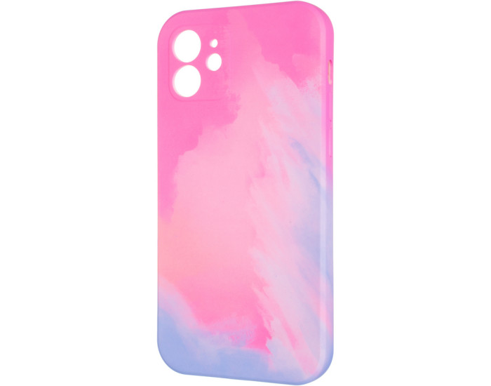 Чехол-силикон Watercolor Case iPhone 12 Pink