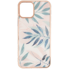 Чохол-силікон Gelius Leaf Case iPhone 12 Pro Pink Grass