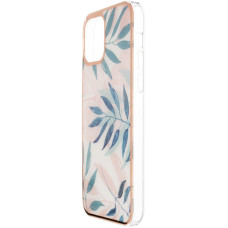 Чехол-силикон Gelius Leaf Case iPhone 12 Pro Pink Grass