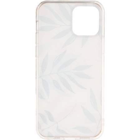 Чехол-силикон Gelius Leaf Case iPhone 12 Pro Pink Grass