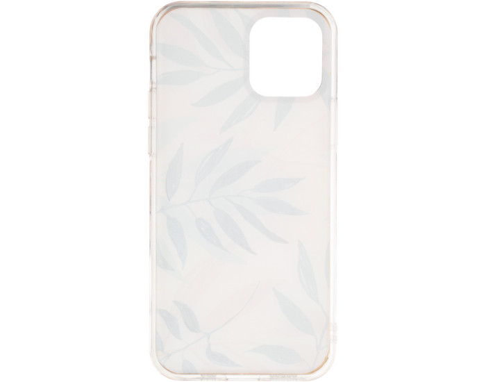 Чехол-силикон Gelius Leaf Case iPhone 12 Pro Pink Grass