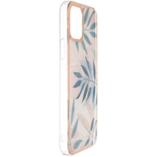 Чехол-силикон Gelius Leaf Case iPhone 12 Pro Pink Grass