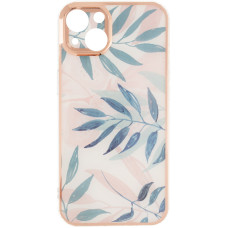Чохол-силікон Gelius Leaf Case iPhone 13 Pink Grass