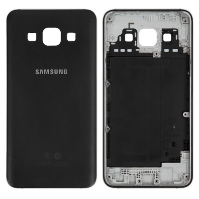 Задня панель корпуси для Samsung A300F Galaxy A3 2015, чорна