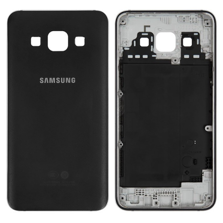 Задняя панель корпуса для Samsung A300F Galaxy A3 2015, черная