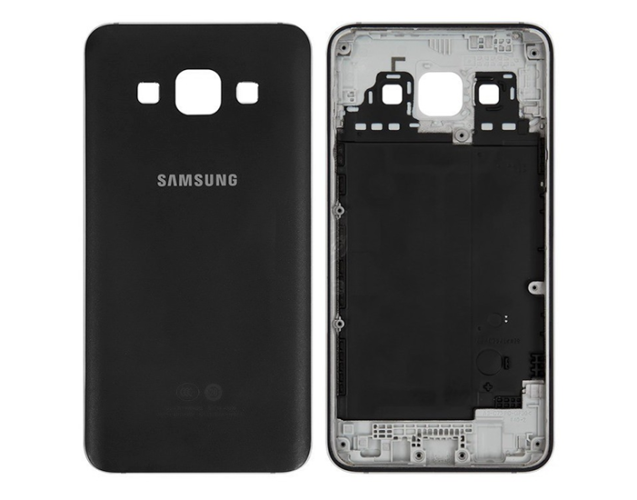 Задняя панель корпуса для Samsung A300F Galaxy A3 2015, черная