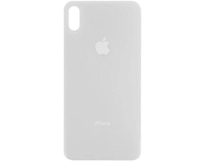 Задня панель корпуси для iPhone XS Max, біла (Small Hole)
