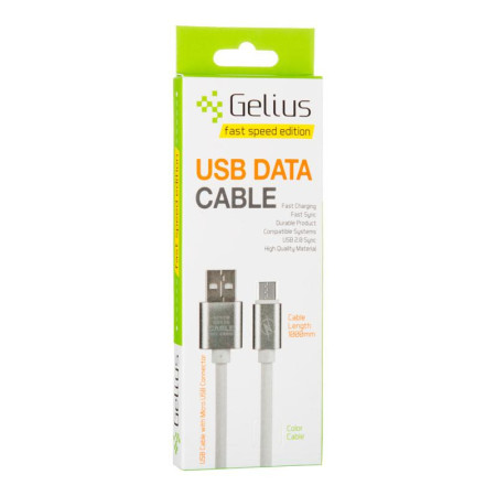 Кабель USB Gelius Fast Speed Series Type-C (3.1A) (черный \ Black)