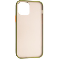Чохол-силікон Gelius Bumper Mat Case iPhone 12 / 12 Pro Green