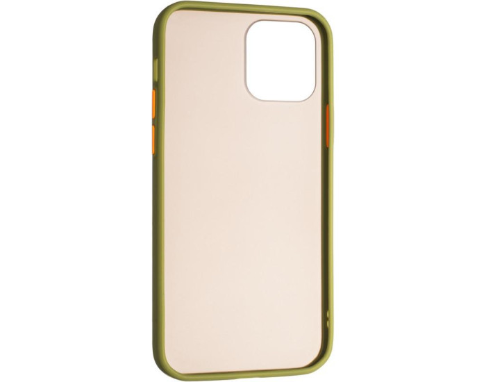Чехол-силикон Gelius Bumper Mat Case iPhone 12 / 12 Pro Green
