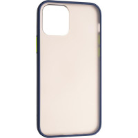 Чехол-силикон Gelius Bumper Mat Case iPhone 12 / 12 Pro Blue