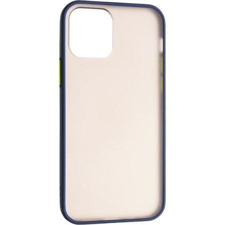 Чехол-силикон Gelius Bumper Mat Case iPhone 12 / 12 Pro Blue