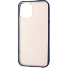 Чехол-силикон Gelius Bumper Mat Case iPhone 12 / 12 Pro Blue