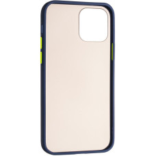 Чехол-силикон Gelius Bumper Mat Case iPhone 12 / 12 Pro Blue