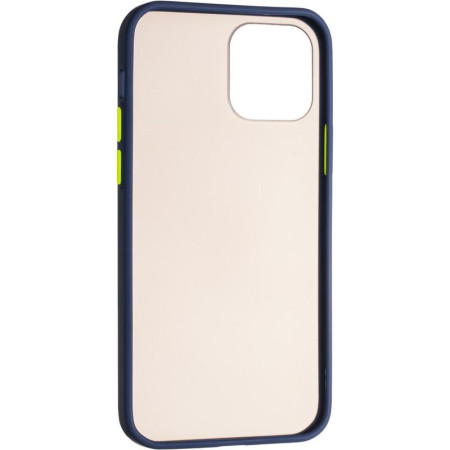 Чехол-силикон Gelius Bumper Mat Case iPhone 12 / 12 Pro Blue