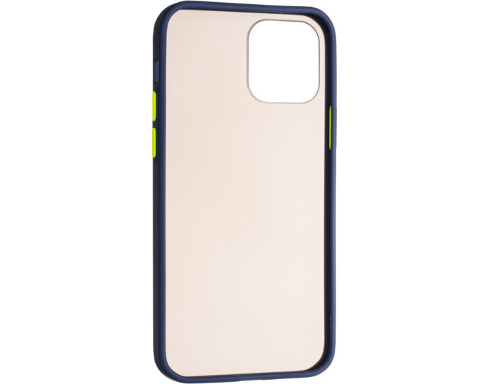 Чехол-силикон Gelius Bumper Mat Case iPhone 12 / 12 Pro Blue