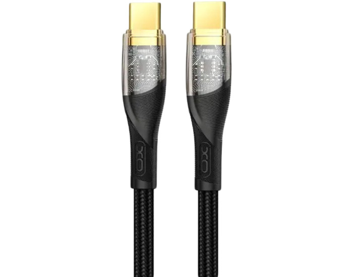 Кабель USB-C XO NB-Q223B Type-C to Type-C (60W/1m) Black