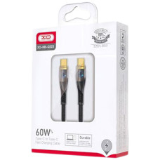 Кабель USB-C XO NB-Q223B Type-C to Type-C (60W/1m) Black