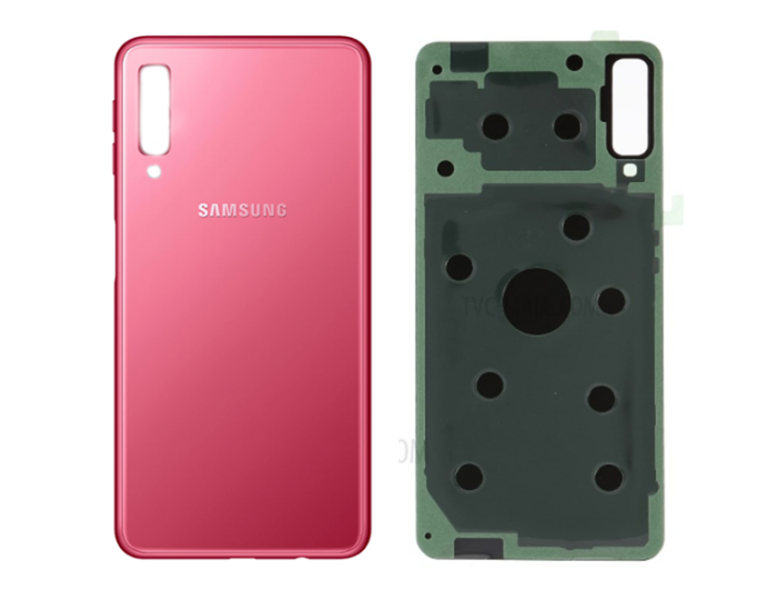 Задняя панель корпуса для Samsung A750, A7 - 2018, розовая