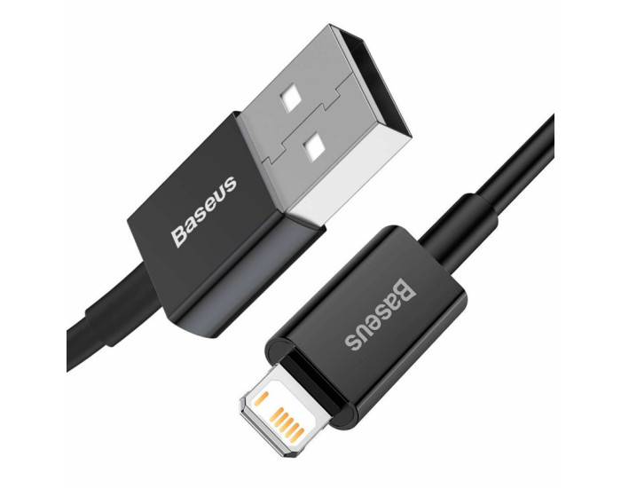 Кабель USB Baseus Superior Series USB to Lightning (2.4A/1m) Black (CALYS-A01)