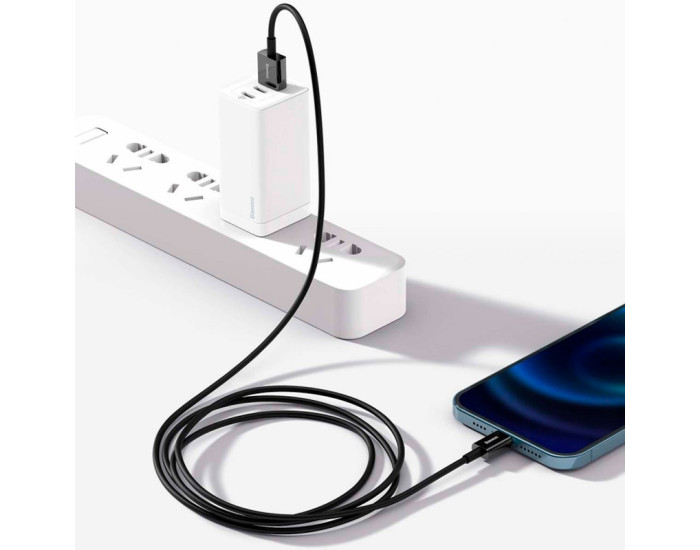 Кабель USB Baseus Superior Series USB to Lightning (2.4A/1m) Black (CALYS-A01)