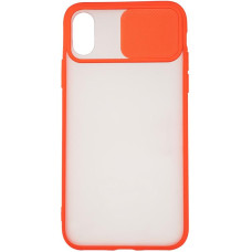Чохол-силікон Gelius Slide Camera iPhone X / XS Red