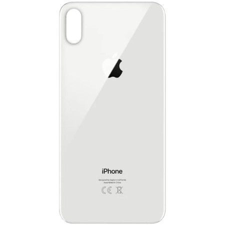 Задняя панель корпуса для iPhone XS белый (Small Hole)