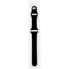 Силиконовый ремешок для Apple Watch Series 38/40 mm (Черный / Black)