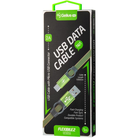 Кабель USB Gelius Pro Flexible 2 GP-UC07m Micro (черный \ Black)