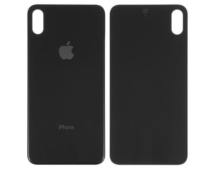 Задняя панель корпуса для iPhone XS, черная (Small Hole)