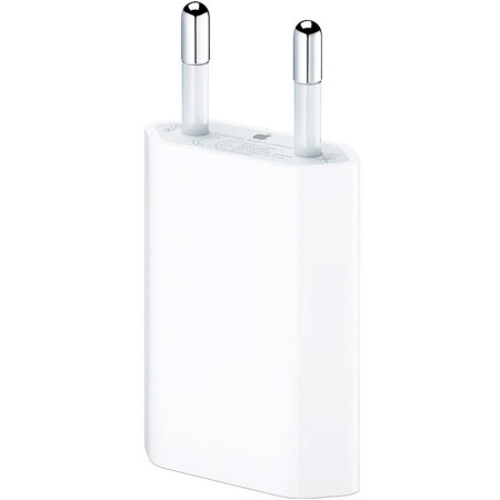 Сетевое зарядное устройство Apple iPhone A1400 с логотипом (5W, 1A) плоский