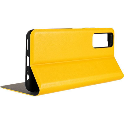 Чохол-книга Leather Gelius New for Huawei P Smart 2021 Yellow